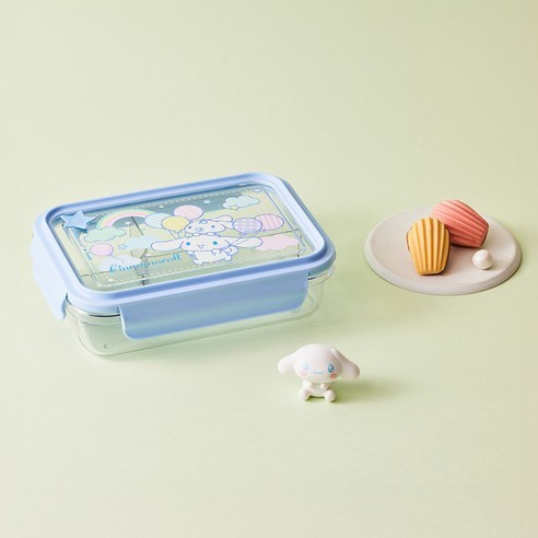 LocknLock Sanrio School Fit Lancheira De 3 Compartimentos 1L Kids Bento Box Ecozen Food Container Cinnamoroll My Melody Kuromi Pochacco