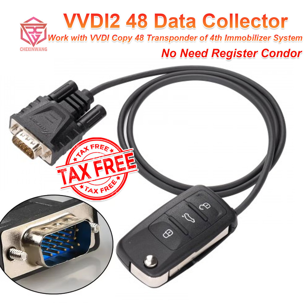 Coletor De Dados Xhorse VVDI2 48 (Sem Necessidade De Condicionador De Registro) Trabalhando Com VVDI Para Copiar 48 Tran