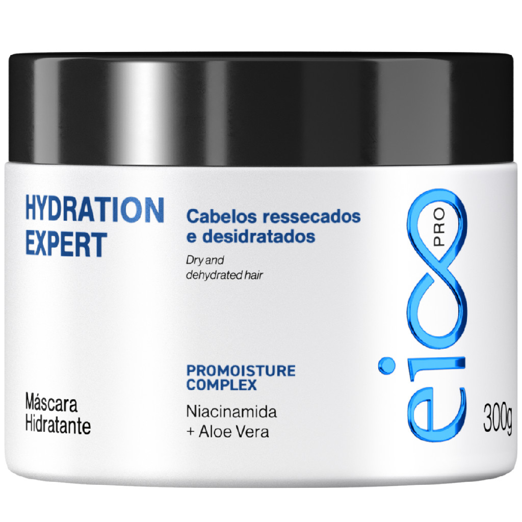 Eico Máscara Hydration Expert Hidratação Cabelos Ressecados Desidratados 300g