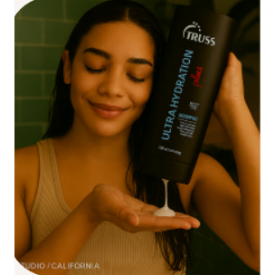 TRUSS ORIGINAL Ultra Hydration e ultra hidration PLUS 300ml cada - Hidratação Profunda para Cabelos Danificado