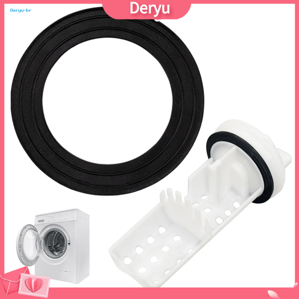 Washing Machine Drain Pump Gasket Replacement Seal Washer Filter Ring Leak-free O-ring Plug for Efficient