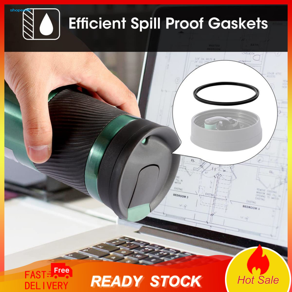 Silicone Seal Replacement 4pcs Water Bottle O-ring Gasket for 16/20oz Travel Tumbler – Dustproof Leak-proof Durable Li