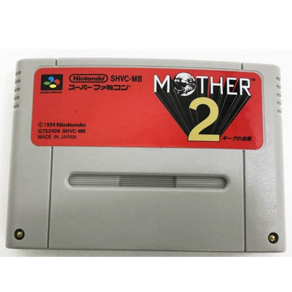 [Usado] Cartucho Nintendo Super Famicom Mother 2 SFC SNES Retro Game Japanese | Japonês