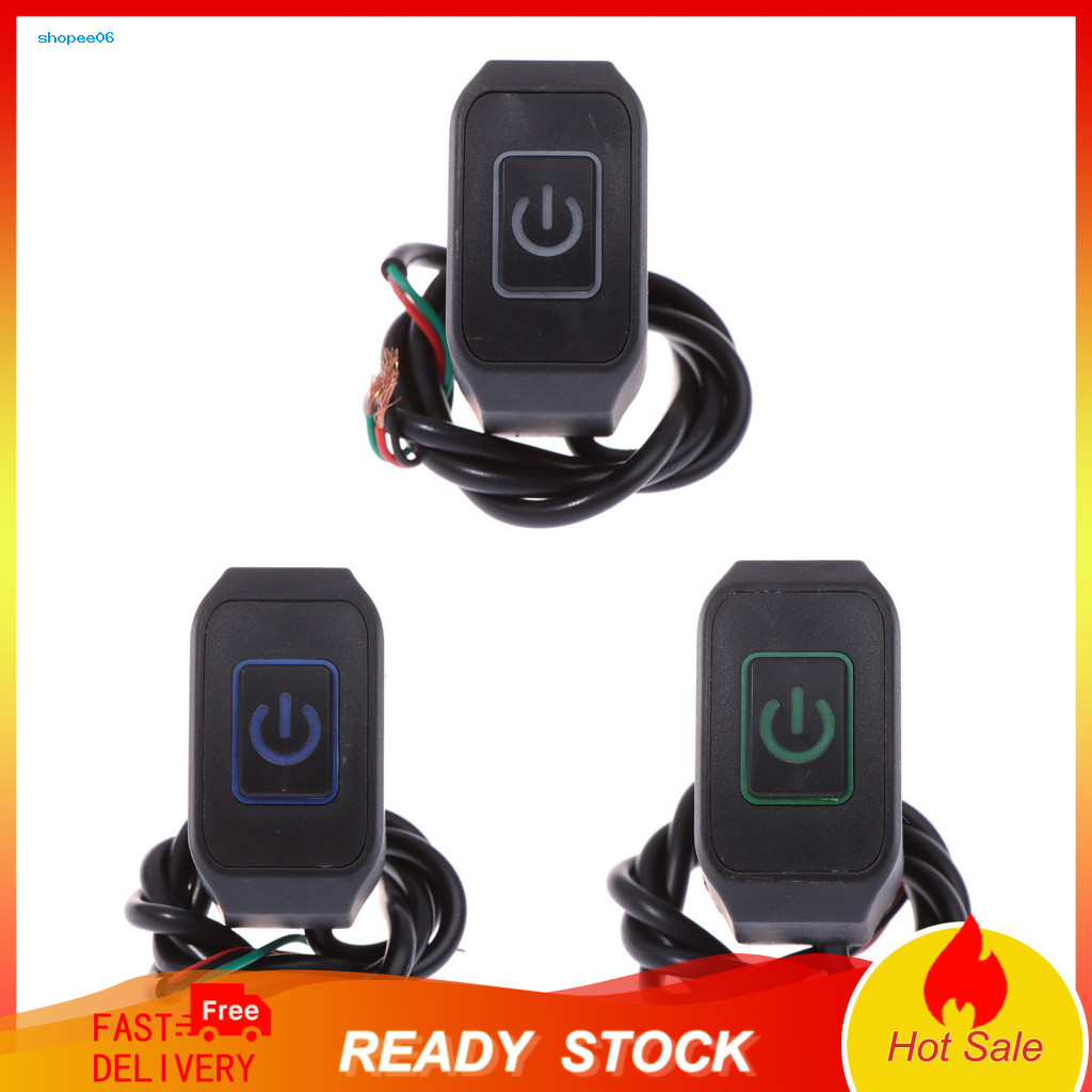 Handlebar Light Switch Universal Motorcycle Button Waterproof Corrosion-resistant Headlight Push for Motorbike Accessori