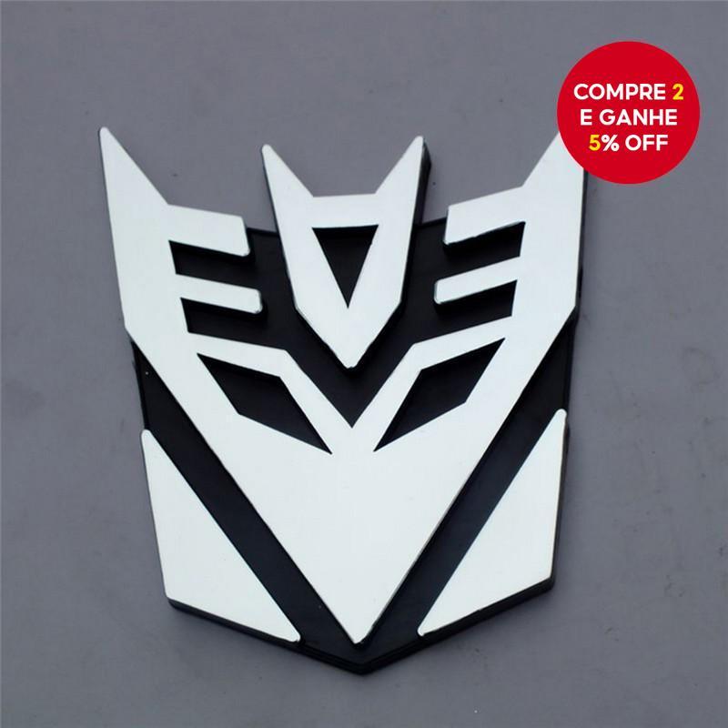 Novos adesivos criativos de emblema para carros Transformers