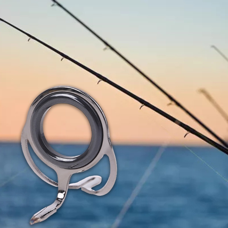 Fishing Solid Rings Steel Sea Fishing Lures Connectors Jigging Rings Swivels