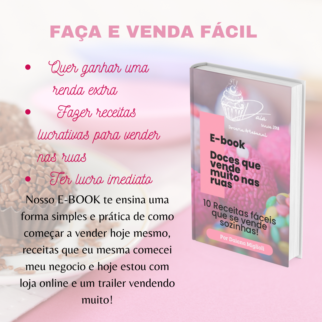 Faça e venda fácil! Doces lucrativos que vendem muito!