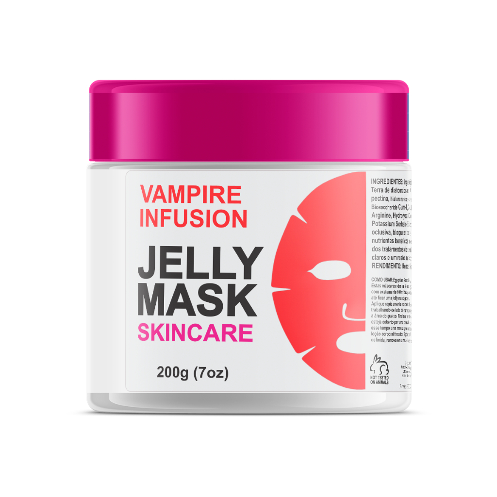 jelly mask gelatinosa infusion de nutrientes faciais