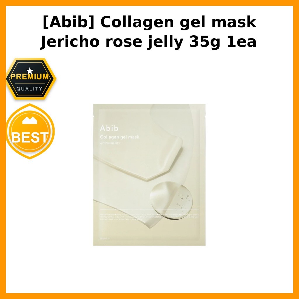 [Abib] Máscara De gel De Colágeno Jericho Rose jelly 35g 1ea/Coreana/Infusion Por kdrama