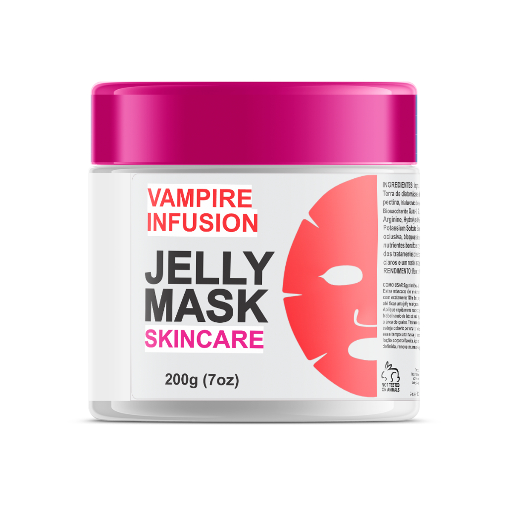 Jelly mask Vampire infusion pele uniforme e luminosa