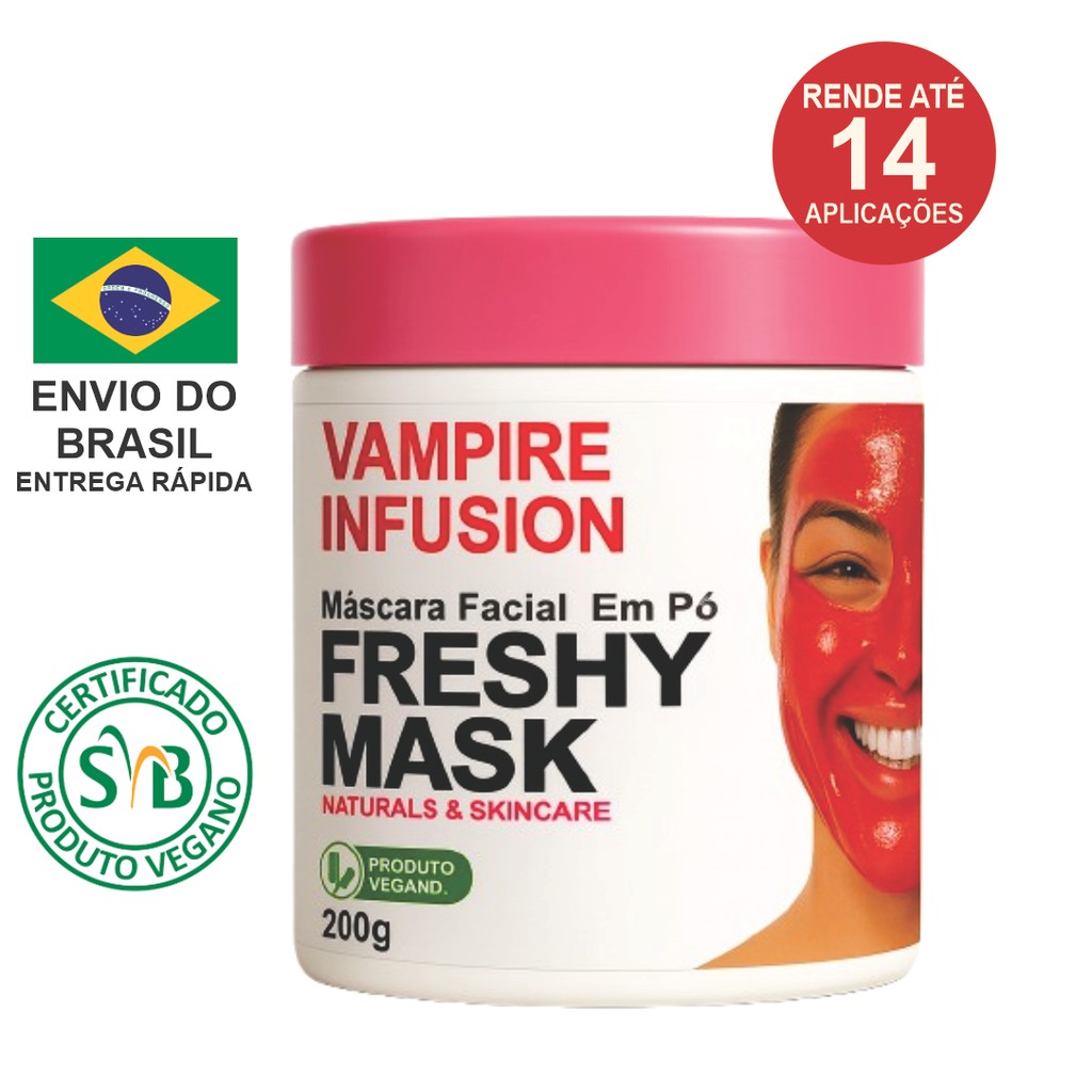 Fresh Mask Vampire Infusion – Máscara Facial Revitalizante em Pó com Efeito Iluminador