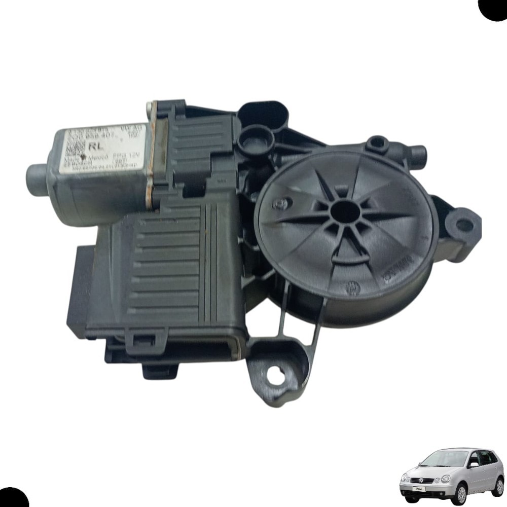 Motor Vidro Maquina Traseiro Esquerdo Volkswagen Polo 2004