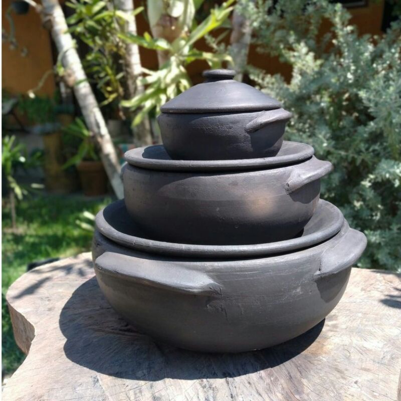 Panela Barro Preto Self Service fogão a lenha/gás/churrasqueira Legítima Capixaba