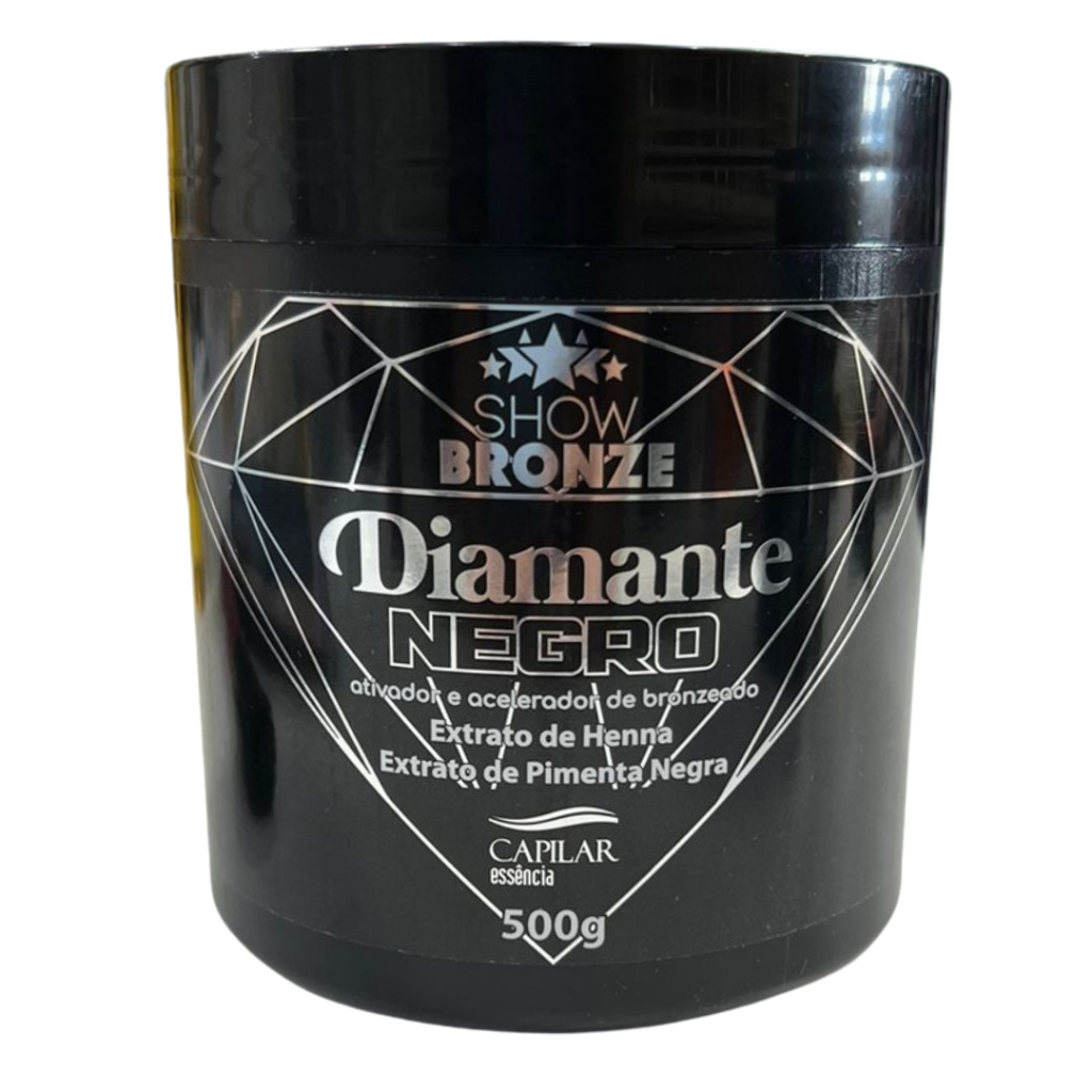 DIAMANTE NEGRO ATIVADOR E ACELERADOR DE BRONZEADO SHOW BRONZE