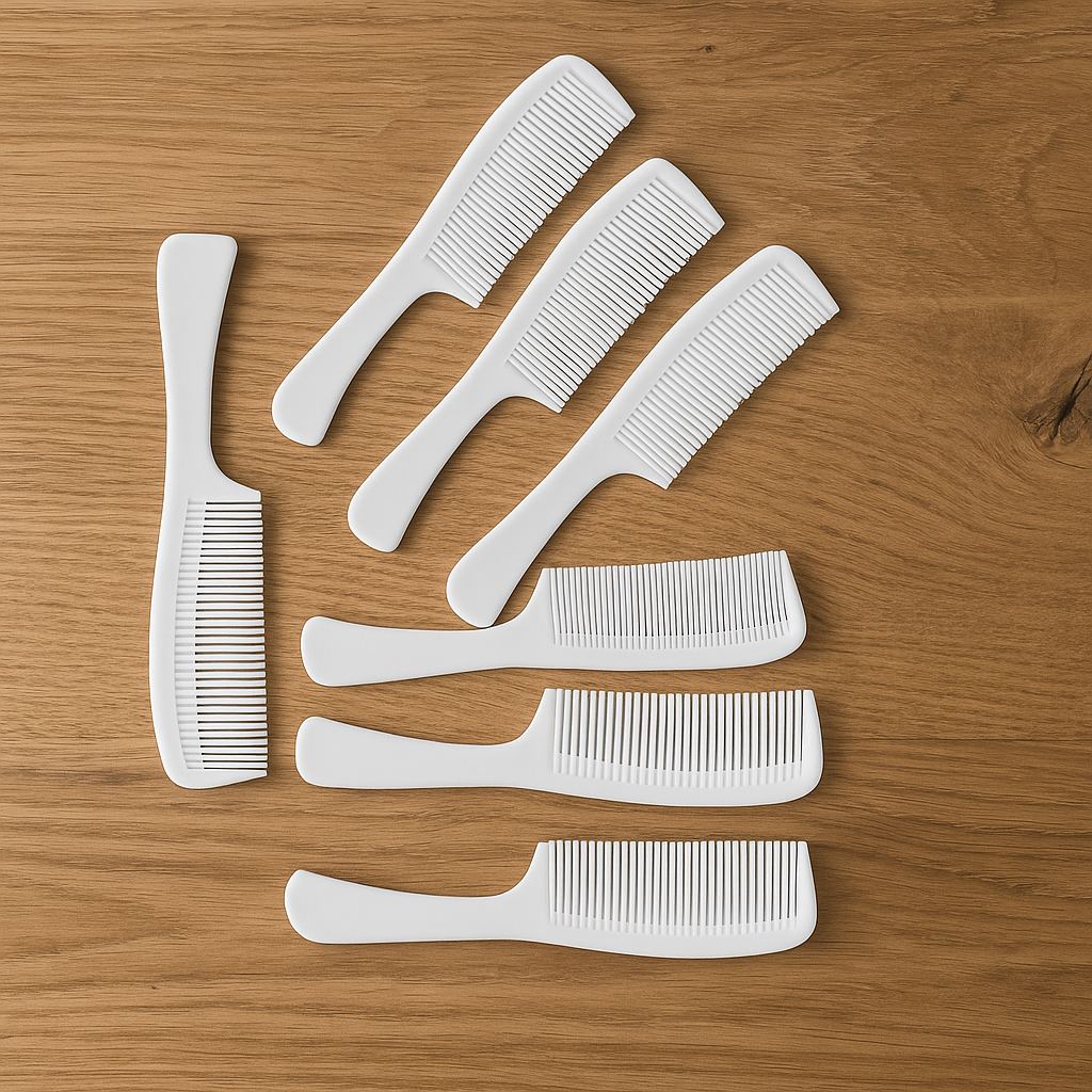 Kit 60 Pentes Bonitão Cor Branca Ideal Para Personalizar, Brindes, Presentes, Empresas e Eventos