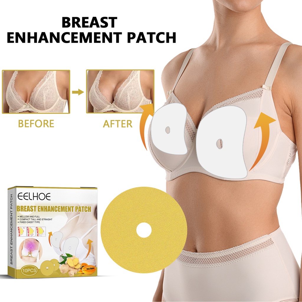 Patches de Aumento de Mama de Gengibre, Elevador de Seios, Promove Hormônios Femininos, Firmador e Aumento do