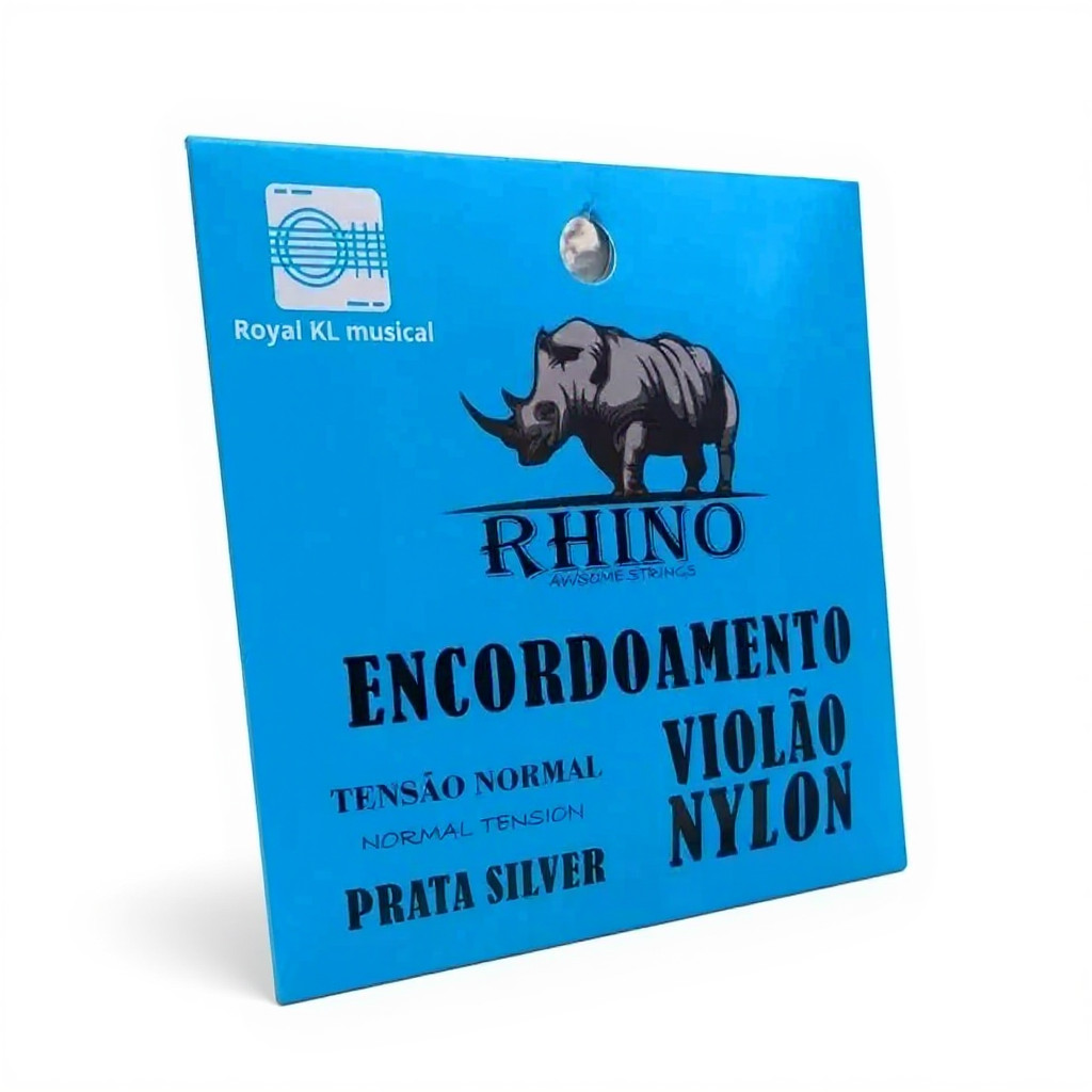 Encordoamento Violão Nylon Rhino 028-045 Silver Plated