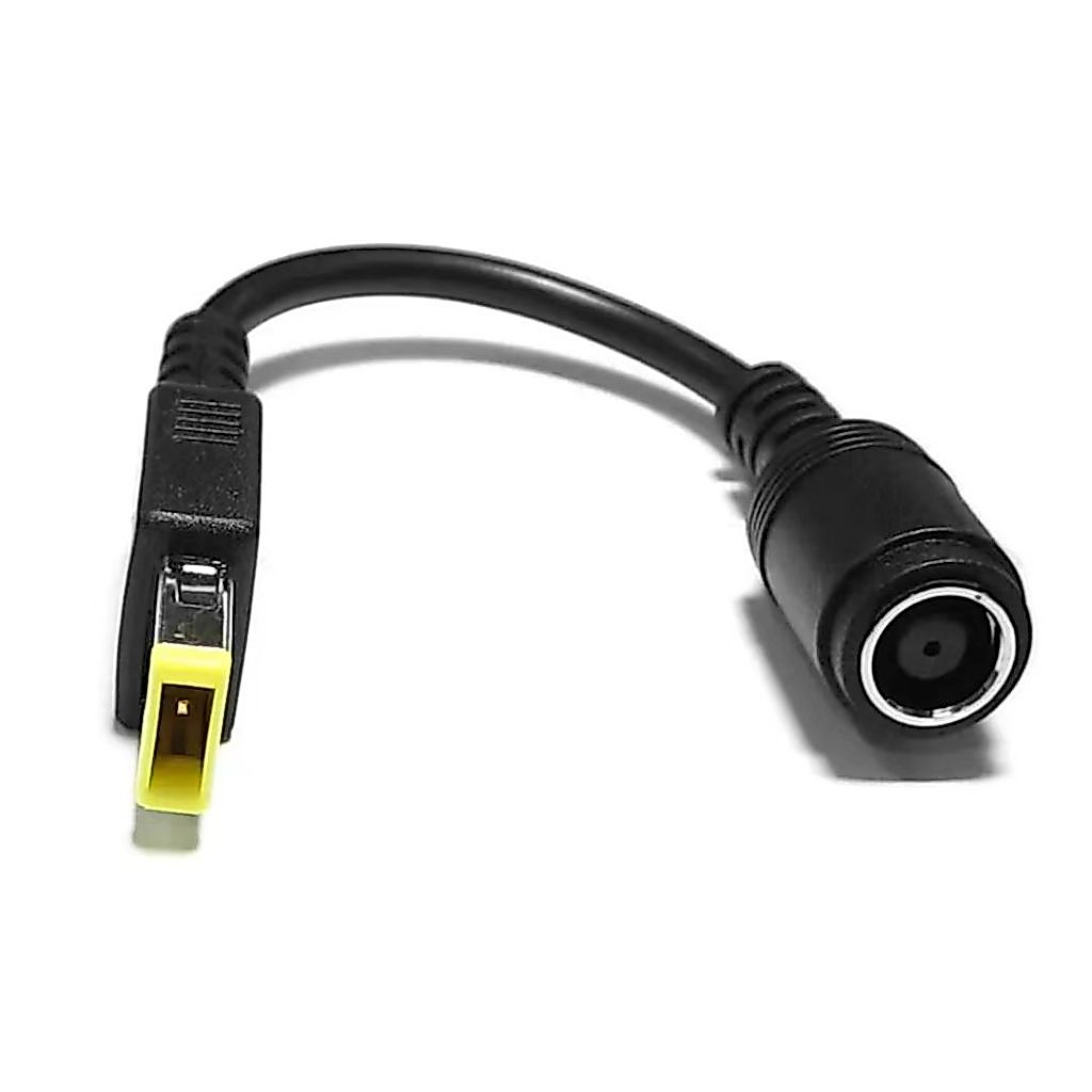 7.9*5.5mm, plug redondo para plug quadrado, compatível com Lenovo thinkpad