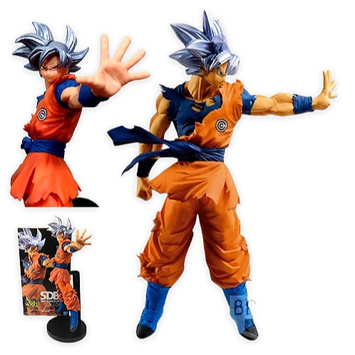 Goku Ultra Instinct 20cm Dragon Ball Super SDBH Banpresto Original com Caixa