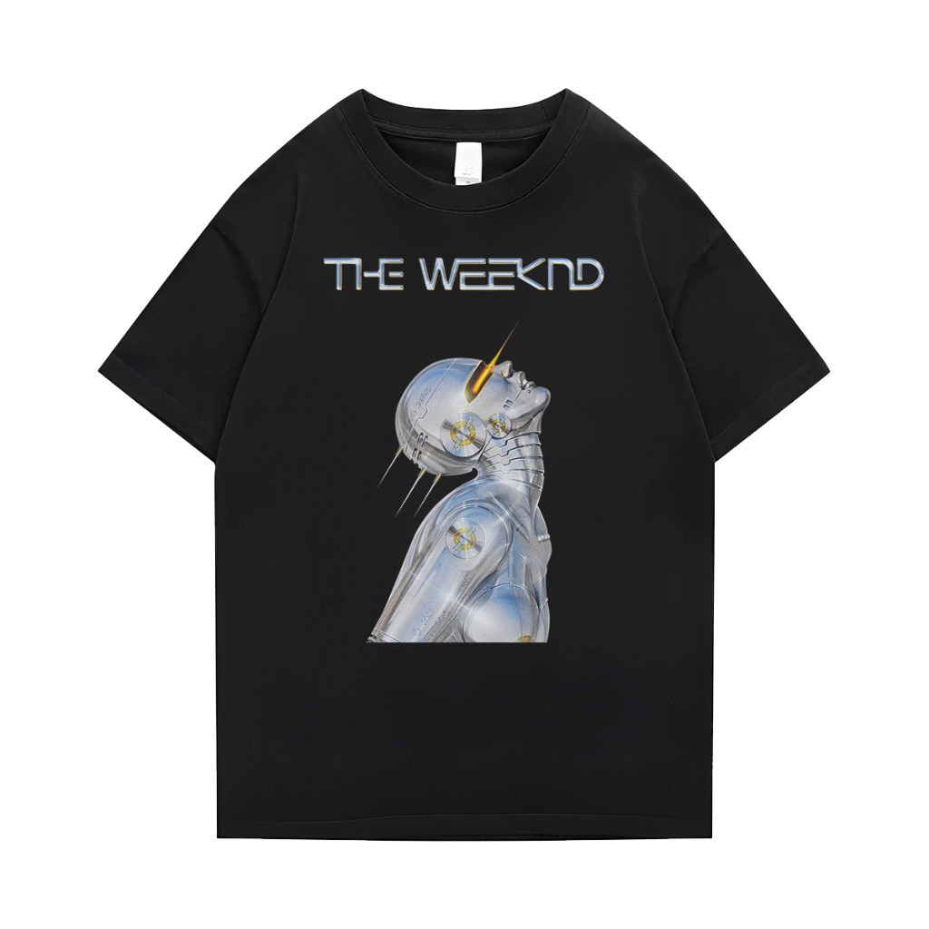 Camiseta Oversized Masculina Feminina T-shirt Camisa Basica The Weeknd Echoes Of Silence 10th Anniversary Unissex