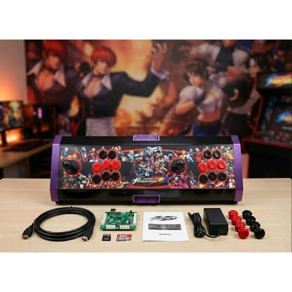 Super Fliperama retro com 64-128 gb jogos arcade x KOF online acabamento metal , exclusivo o melhor