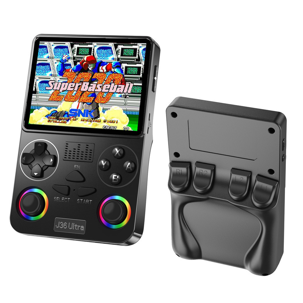 Console De Jogos Black Novo J36 Ultra Portátil 128 Gb Retro Arcade De 64 Bits