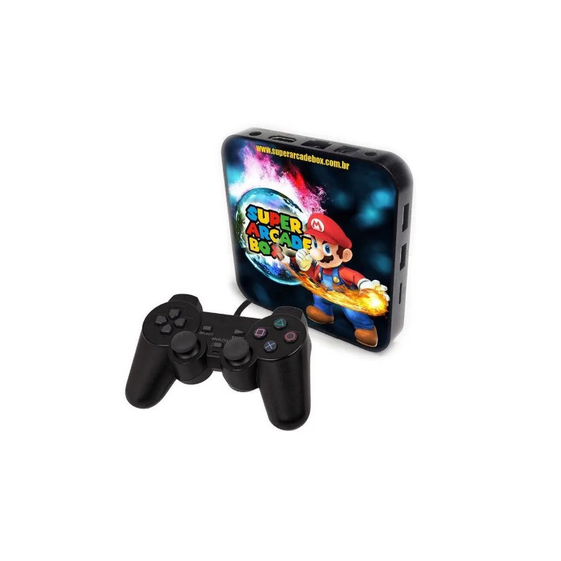 Vídeo Game retro box super arcade box retro 32gb com 66 jogos de ps1