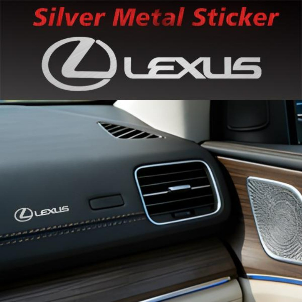 Kit 10 Peças Autocolante Adesivo Logotipo Emblema de Metal Acessórios para Carro For Lexus UX NX RX ES IS300