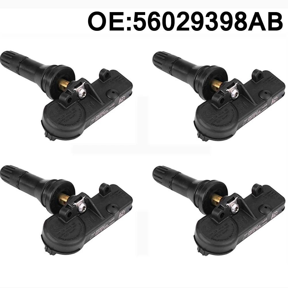 4 Peças Sistema De Monitor De Pressão Dos Pneus TPMS 433 MHZ Sensor Para JEEP FIAT 500 2013 2014 2015 2016 2017 Automoti