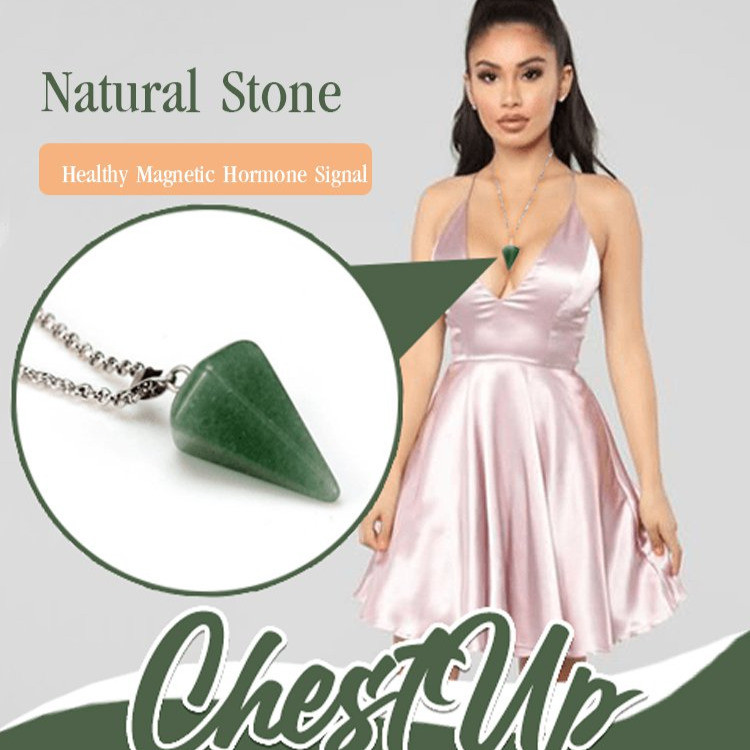 [Design Único] Sleek and Simple Agate Stone Pendant Necklace/Colar/Pedra Natural/Estilo Moderno