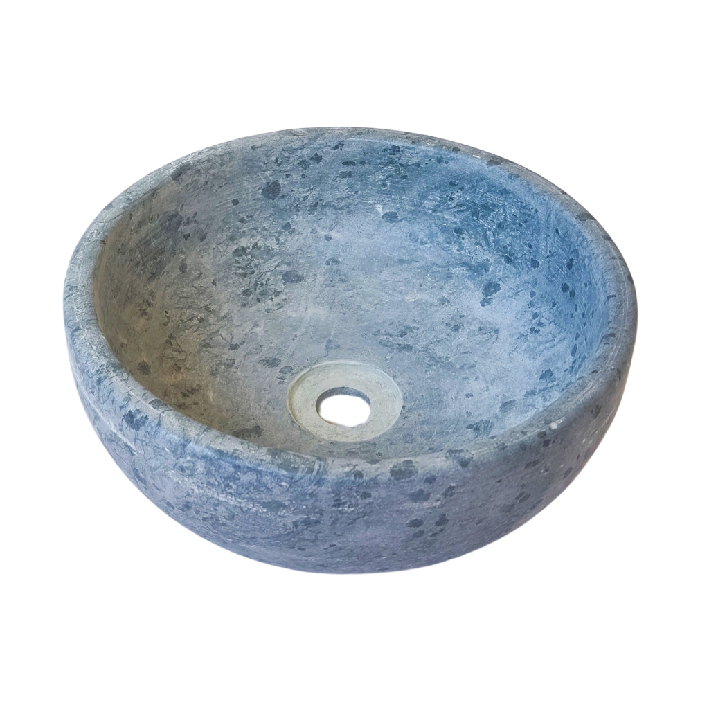 Pia De Apoio Pedra Sabão 25 Cm Feita À Mão Design Natural
