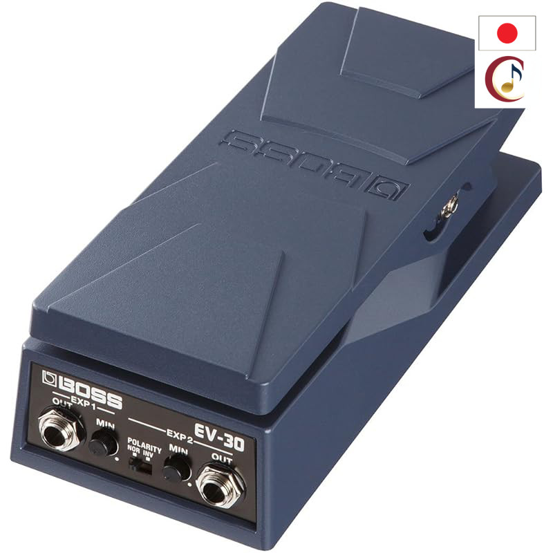 BOSS EV-30 Dual Expression Pedal: space-saving design, aluminum die-cast housing, two EXP OUT jacks./From Japan /100% Au