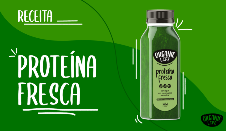 SUCO DE PROTEINA FRESCA sem água, sem açúcar e sem conservantes 100% Natural