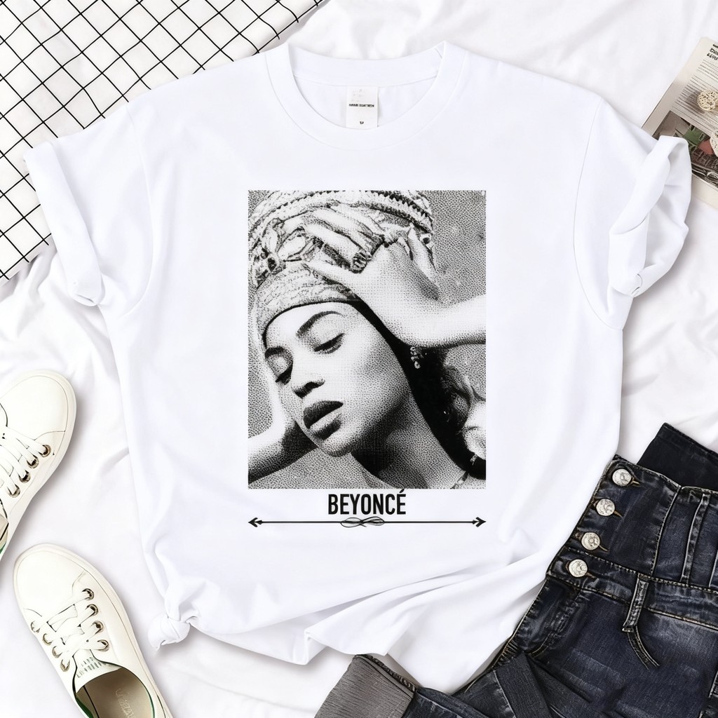 Max Okavango Camiseta Unissex Beyoncé Foto Estampa Venda Populares
