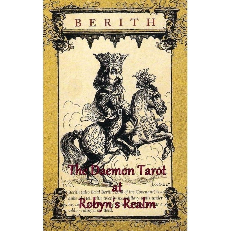 Quadro Demon Berith Placa Decorativa MDF tamanho A4 28x20 Envio Imediato