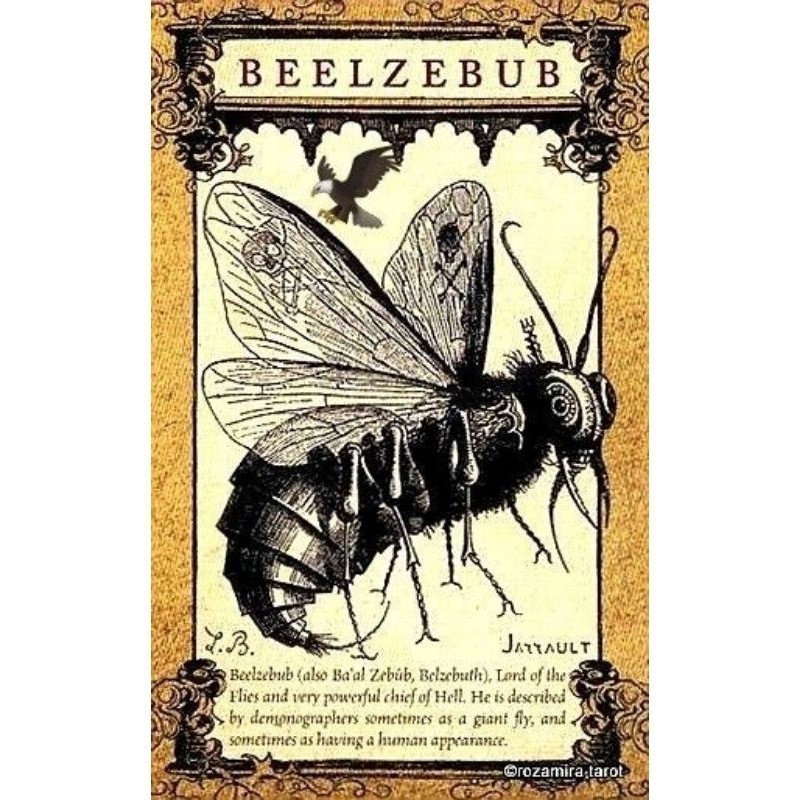 Quadro Demon Belzebub Goetia Placa Decorativa MDF  Envio Imediato