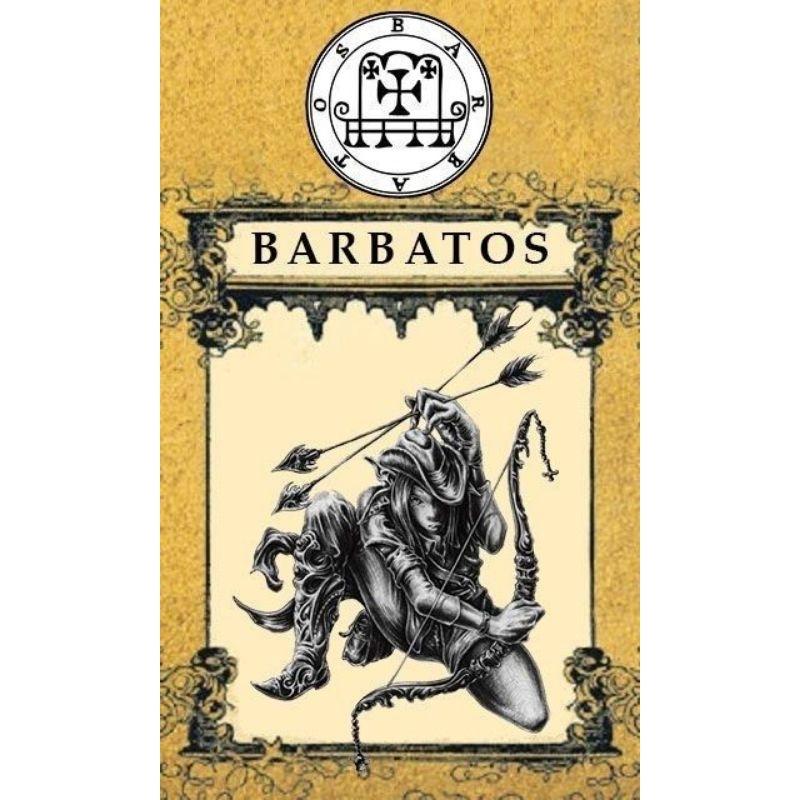 Quadro Barbatos Demon Goetia Placa Decorativa MDF tamanho A4 28x20 Envio Imediato