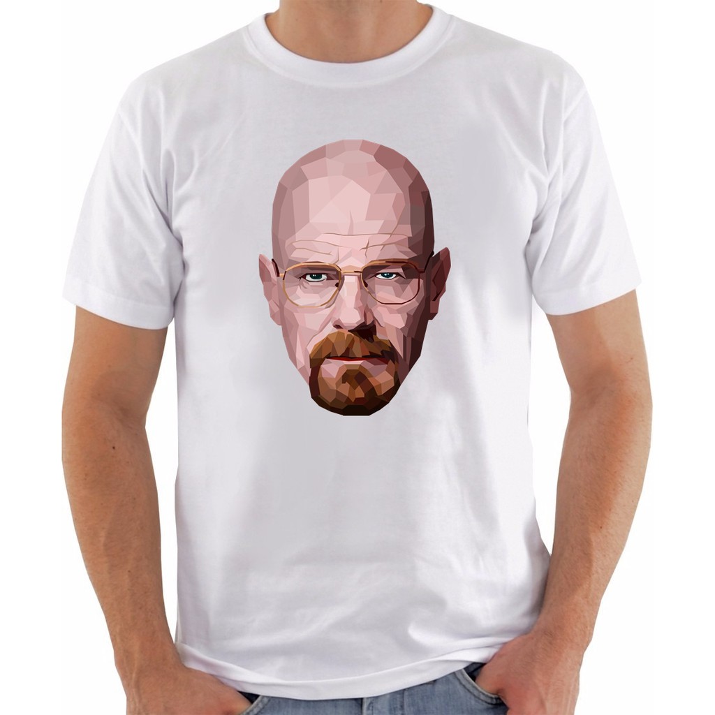 camiseta unissex series breaking bad logo walter white