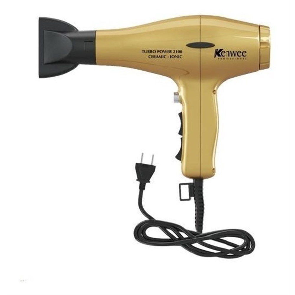 Secador de Cabelo Kenwee Turbo Power Golden Ionic 2100W 127V