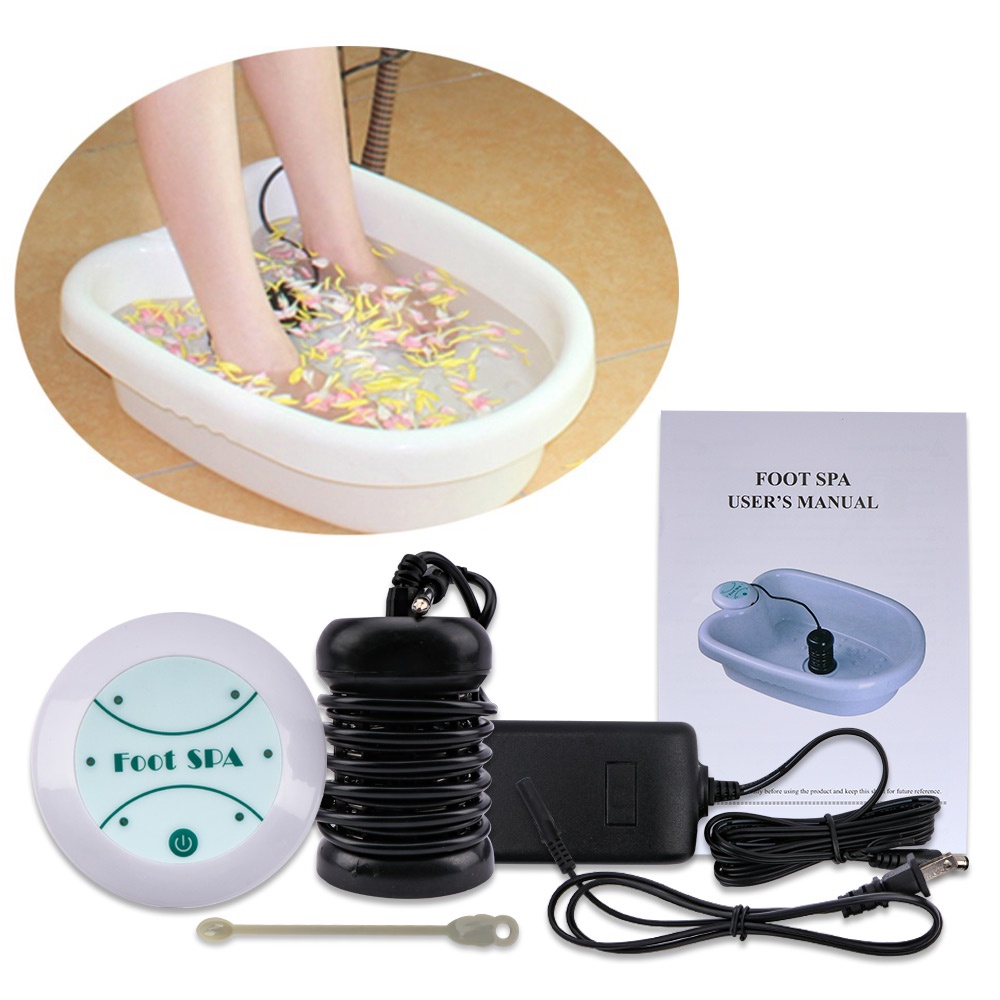 Detox Ionic Cleanse Foot  Máquinas Massageadoras De Banho Para Os Pés Elétricas Hidromassagem Aqua Health Therapy