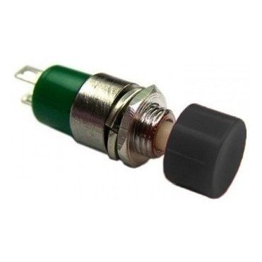 Kit 5 Peças Chave Push Button Ds-323 Na Sem Trava Preta