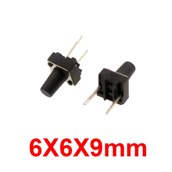 Kit 10x Botão Tátil 6x6x9mm Push Button Chave Táctil Micro Switch Arduino