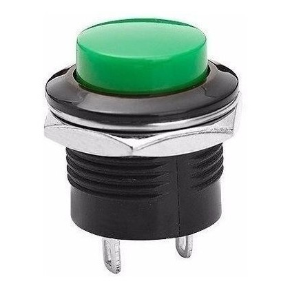 Kit 5 Unidades Chave Push Button Tipo Start - Bujão R13-507 Vd