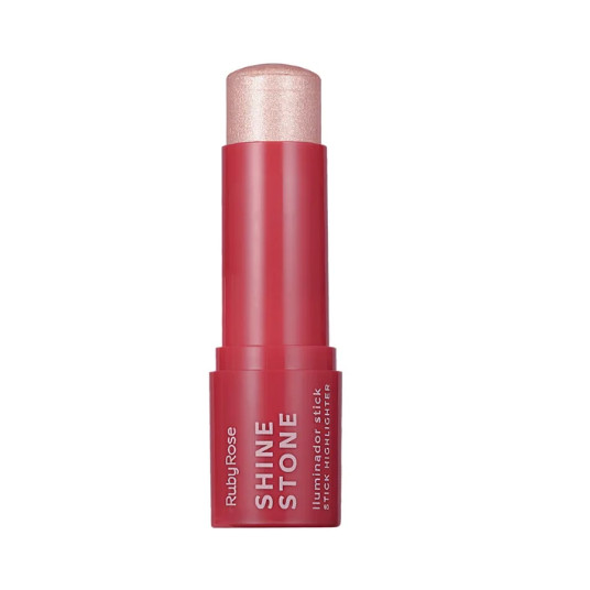 Iluminador em Stick Shine Stone- Luminous Quartz Ruby Rose