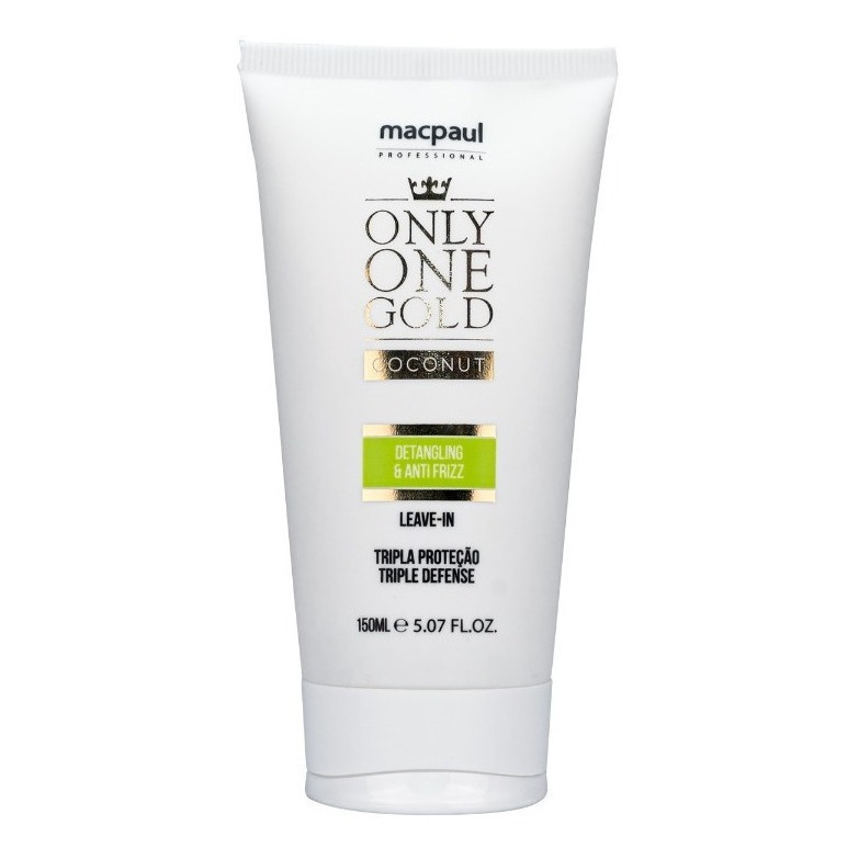 Mac Paul Only One Gold Coconut Leave-in Proteção Tripla