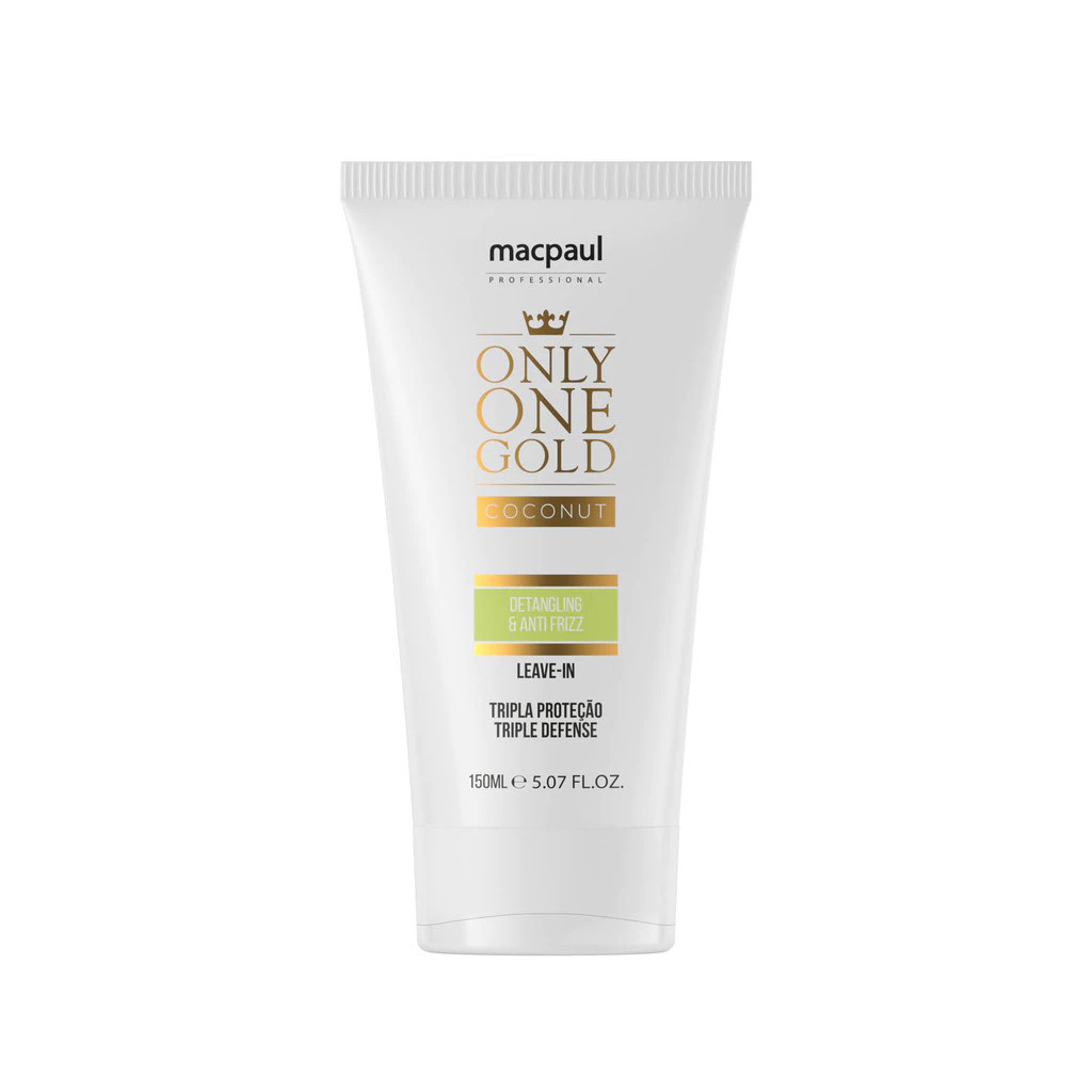 Leave-in Only One Gold Coconut Tripla Proteção 150ML Macpaul
