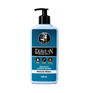 Leave In Gold Man Defrizante Proteção Térmica 300ml