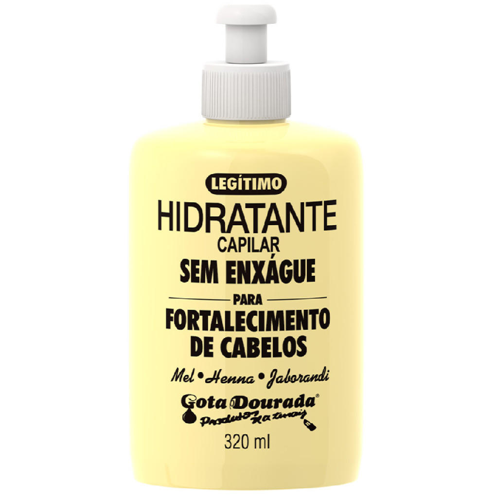 Gota Dourada Creme Leave-In Hidratante Fortalecedor Tradicional 320ml