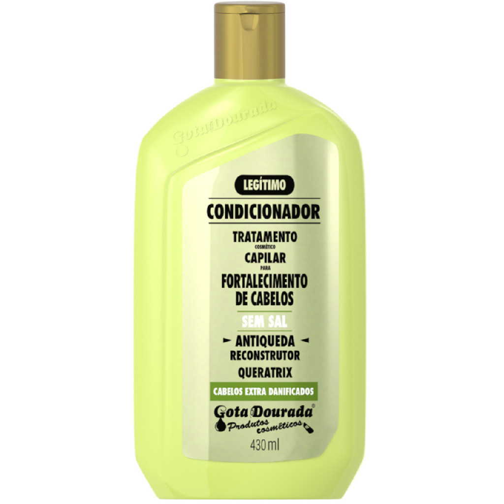 Gota Dourada Condicionador Leave-in Tratamento Antiqueda 430ml