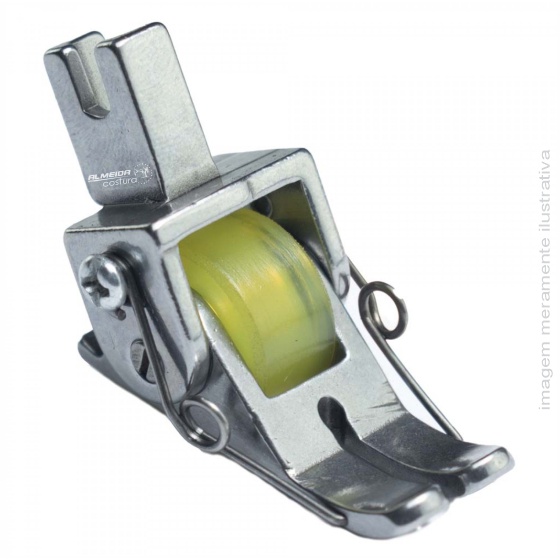 CALCADOR PARA COSTURA RETA INDUSTRIAL COM ROLLER RUBBER LISO SILICONE RE-802013